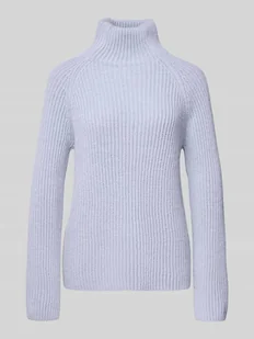 Sweter z dzianiny ze stójką model ‘ARWEN’ - Swetry damskie Sweter z dzianiny ze stójką model ‘ARWEN’ - Swetry damskie - miniaturka - grafika 1