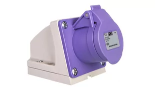PCE Polska sp. z o.o. Gniazdo stałe 32A 2P 24V fioletowe IP44 172v - Gniazdka elektryczne - miniaturka - grafika 1