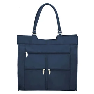 Torba zakupowa z microfibry Sanchez Casual - granatowa - Torby i wózki na zakupy - miniaturka - grafika 1