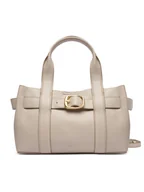 Torebki damskie - Calvin Klein Torebka Buckle Mini Tote With Strap LV04F3295G Beżowy - miniaturka - grafika 1