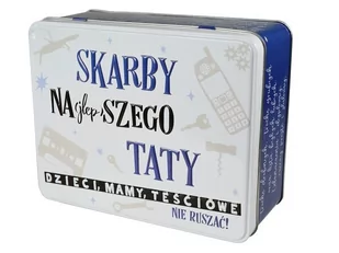 Puszka-Skarbuszka, Skarby Taty PS-004, 19,5x15,5x8 cm - Skarbonki - miniaturka - grafika 1