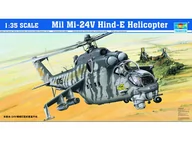 Modele do sklejania - TRUMPETER Mil Mi-24V Hin d-E Helicopter - miniaturka - grafika 1