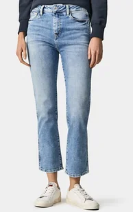 PEPE JEANS SPODNIE JEANSOWE NIEBIESKIE NA ZAMEK PROSTE 7/8 28 1Z0A4_C* T4A - Spodnie damskie - miniaturka - grafika 1