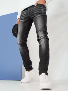 Spodnie męskie jeansowe czarne Dstreet UX4243-32 - Spodnie męskie - miniaturka - grafika 1
