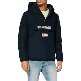 Kurtka męska Napapijri Shade zimowa anorak z kapturem granatowa-L - Kurtki męskie Kurtka męska Napapijri Shade zimowa anorak z kapturem granatowa-L - Kurtki męskie - miniaturka - grafika 1