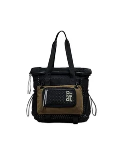 Desigual Women's Accessories nylonowy plecak Big, czarny, jeden rozmiar - Torebki damskie - miniaturka - grafika 1