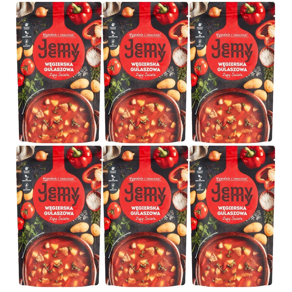 JemyJemy Zupy Świata Zupa węgierska gulaszowa 400 g x 6 sztuk
