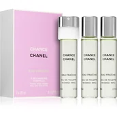 Wody i perfumy damskie - Chanel Chance Eau Fraîche woda toaletowa 3x20ml WKŁAD - miniaturka - grafika 1