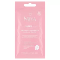 Maseczki do twarzy - Miya Cosmetics Miya mySUPERmask - Ujędrniająco-napinająca maska na tkaninie 1szt (maski) - miniaturka - grafika 1