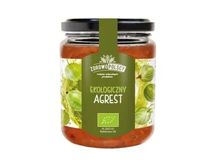 Zdrowopolscy Ekologiczny Agrest 260g - Konfitury, marmolady, powidła - miniaturka - grafika 1