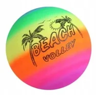 Piłki dla dzieci - Piłka Kolorowa Do Gry 23 Cm Kolorowa Tęczowa Gumowa Mocno Odbijająca - miniaturka - grafika 1