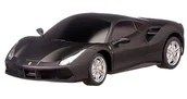 Zabawki zdalnie sterowane - Ferrari 488 GTB skala 1:24 Rastar 76000 samochód sterowany czarny - miniaturka - grafika 1