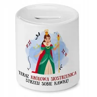 Skarbonki - Skarbonka Dla Siostrzenicy na Urodziny na Prezent z Nadrukiem ze Zdjęciem + Opakowanie na prezent (wzór 01) - miniaturka - grafika 1