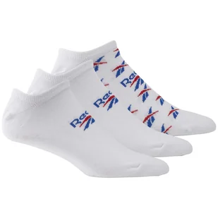 Skarpety stopki REEBOK CL FO INVISIBLE SOCK 3P GG6680 – Biały - Skarpetki męskie - miniaturka - grafika 1