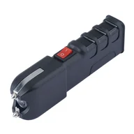Paralizatory i pałki elektryczne - Electro Max - Paralizator z latarką Pro Shock - 5 000 000 V - Czarny - EM12 - miniaturka - grafika 1