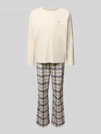 Piżamy męskie - Zestaw piżamowy o kroju regular fit z mieszanki bawełny - miniaturka - grafika 1