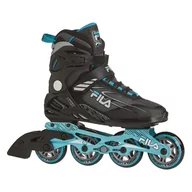 Rolki - Rolki fitness damskie Fila Legacy Pro 80 Black Light Blue 2022 - miniaturka - grafika 1