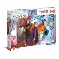 Puzzle - Clementoni Puzzle 24 Maxi Super kolor Frozen 2 - miniaturka - grafika 1