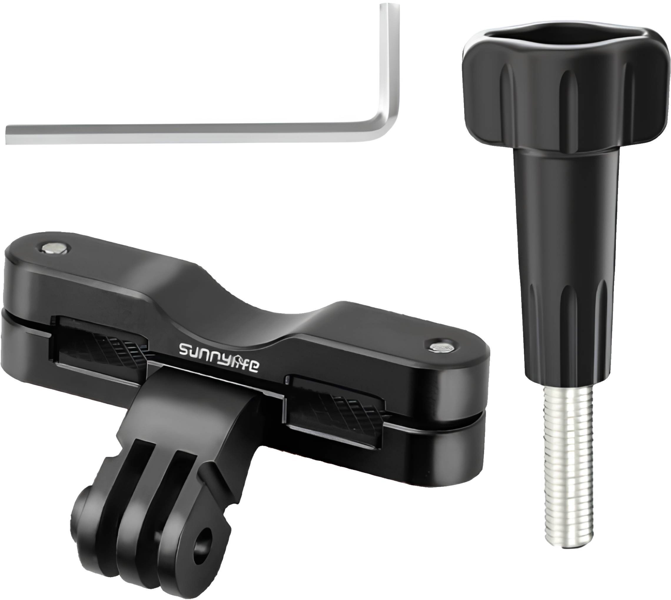 UCHWYT ROWEROWY NA SIODEŁKO DO KAMERY SPORTOWEJ ACTION 5 PRO / INSTA360 GO 3S / GOPRO 13 CZARNY