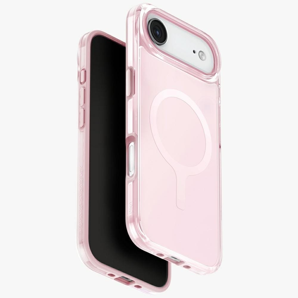 Etui UNIQ Clario do iPhone Air Magclick Charging różowy