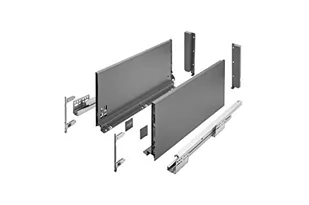 GTV System szuflad AXIS PRO I antracyt I obciążenie do 40 kg I Soft-Close I swobodny dostęp I Szerokość: 300 mm I Wysokość: 200 mm I PB-AXISPRO-KPL300D - Moda i Uroda OUTLET - miniaturka - grafika 1