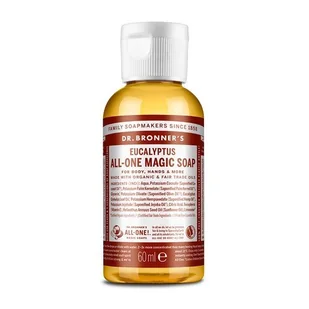 Dr. Bronner's Dr Bronners Dr Bronners Eucalyptus uniwersalne mydło w płynie 60 ml - Mydła - miniaturka - grafika 1