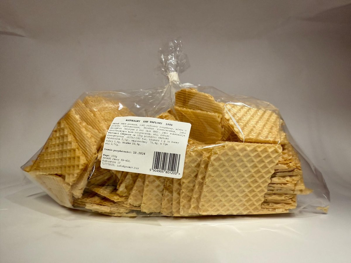 Łam Wafelkowy chrupiący i zdrowy 100g