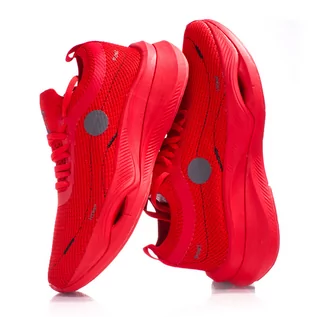 Kapcie damskie - Buty sportowe Sneakers Clogers czerwone LT181 - grafika 1