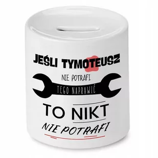 Skarbonka dla Tymoteusza na Urodziny Prezent z Nadrukiem ze Zdjęciem - Skarbonki - miniaturka - grafika 1