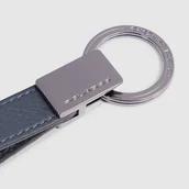 Etui na klucze - Portachiavi in metallo e pelle Uomo piquadro PC4855MOS-BLU Blu - miniaturka - grafika 1