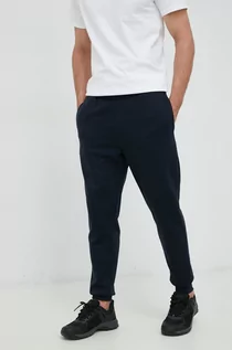 Spodnie męskie - Outhorn spodnie dresowe bawełniane męskie kolor czarny gładkie - grafika 1