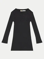 Sukienki i spódniczki dla dziewczynek - Original Marines Sukienka codzienna DEA3597F Czarny Slim Fit - miniaturka - grafika 1