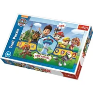 Puzzle - Trefl Puzzle 100 elementów Psi Patrol Bohaterska drużyna - miniaturka - grafika 1