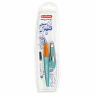 Przybory szkolne - Herlitz Pióro wieczne My.Pen M turkus/pomarańcz - miniaturka - grafika 1