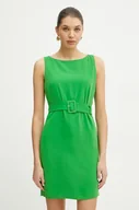 Sukienki - Silvian Heach sukienka PLINA kolor zielony mini dopasowana GPP25395VE - miniaturka - grafika 1