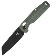Noże - Nóż składany Bestech Slasher Green Micarta, Black Stonewashed D2 (BG56B-2) - miniaturka - grafika 1