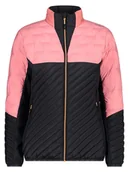 Kurtki i kamizelki sportowe damskie - CMP Kurtka hybrydowa w kolorze jasnoróżowo-czarnym - miniaturka - grafika 1