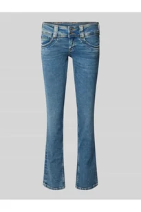 Jeansy o kroju slim fit z 5 kieszeniami - Pepe Jeans - Spodnie damskie - miniaturka - grafika 1
