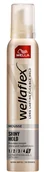 Kosmetyki do stylizacji włosów - Wella Wellaflex Shiny Hold, pianka do włosów, 200ml - miniaturka - grafika 1
