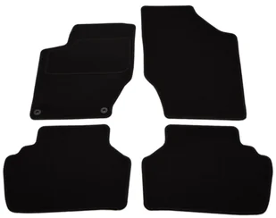Citroen DS4  05/2011-2018r. - Czarne dywaniki welurowe w jakości Economy - Dywaniki samochodowe - miniaturka - grafika 1