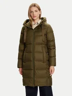 Płaszcze damskie - Marc O'Polo Płaszcz zimowy 509 0329 71095 Zielony Regular Fit - miniaturka - grafika 1