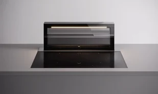 Płyta elektryczna do zabudowy Falmec LEVEL ONE 90 Czarne szkło - Płyty elektryczne do zabudowy - miniaturka - grafika 1