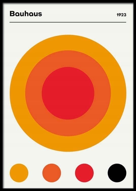 PODKŁADKA POD MYSZ Z Nadrukiem 22x18 cm Bauhaus Exhibition Tekst Prezent