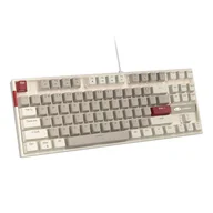 Klawiatury - Klawiatura przewodowa MageGee MK-STAR (retro biało-szara) - miniaturka - grafika 1