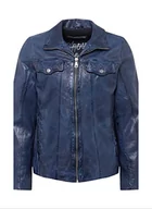 Kurtki męskie - Freaky Nation Męska kurtka skórzana Being Cool-FN , Lazuli Blue, L - miniaturka - grafika 1