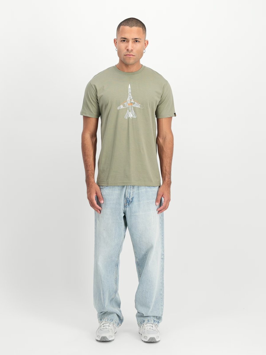 Alpha Industries T-shirt Air Force Sketch (266548) olive 2XL