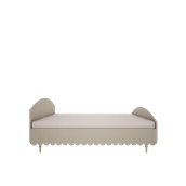 Szafy i szafki dla dzieci - Łóżko retro oliwka babushka 120x200 cm - miniaturka - grafika 1