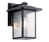 Lampy ogrodowe - Kichler KL-CAPPANNA-M-BKT -zewnętrzny naścien. lampa CAPPANNA 1xE27/60W/230V IP44 - miniaturka - grafika 1