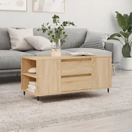 Ławy i stoliki kawowe - Stolik kawowy, dąb sonoma, 102x44,5x50 cm Lumarko! - miniaturka - grafika 1