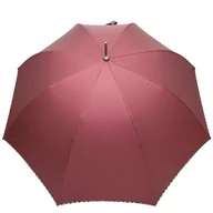 Parasole - Parasol damski Automat metalik bordo Wiatroodporny - miniaturka - grafika 1